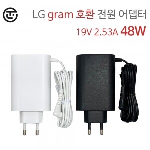 LG gram 그램 노트북 어댑터 충전기 ADS-40MSG-19 ADS-48MSP-19 WA-48B19FS 호환 19V 2.1A 2.53A